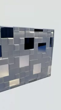 Decorative Geometric Mirrored Glass - Image 2