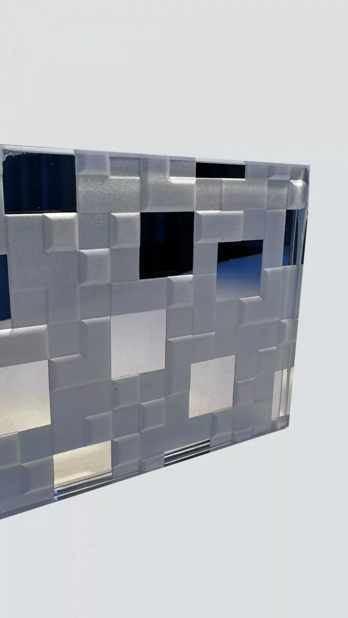 Decorative Geometric Mirrored Glass - Image 2