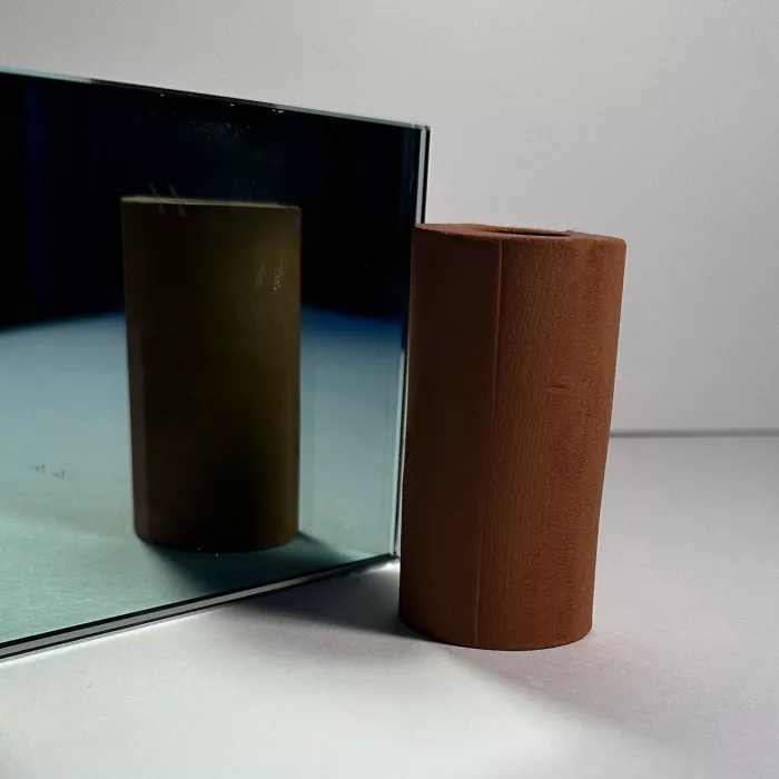 Light Blue Mirrored Glass - Image 3