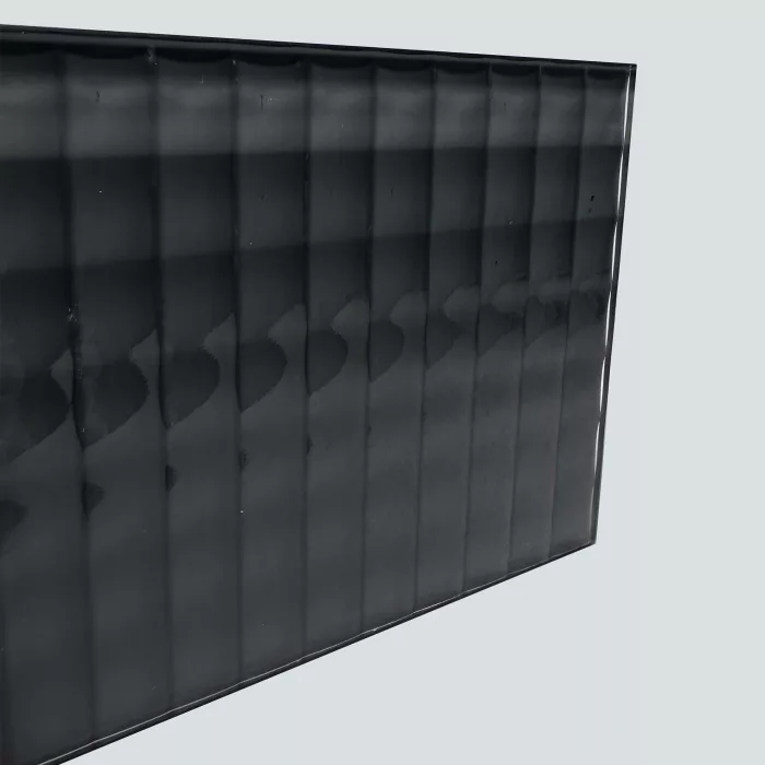 VRE03 V GREY Grey Fluted Glass - Image 1