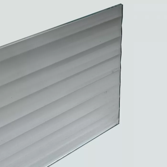 VRE09 4mm 1 Decorative Clear Fluted Glass #4 - Image 2