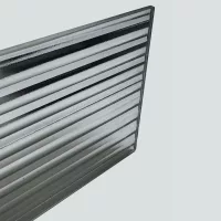 Fluted Mirrored Glass