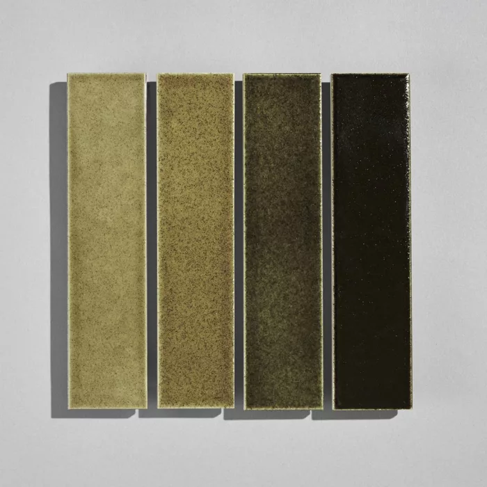 Volcanic Ash-Glazed Verdigris Tile H - Image 3