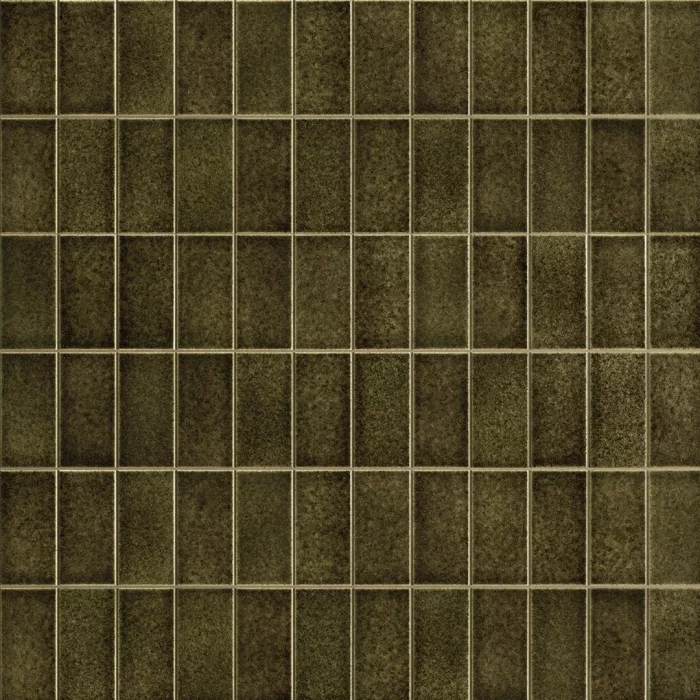 Volcanic Ash-Glazed Verdigris Tile G - Image 2