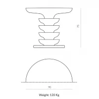 Ondulation Stone Table - Image 4