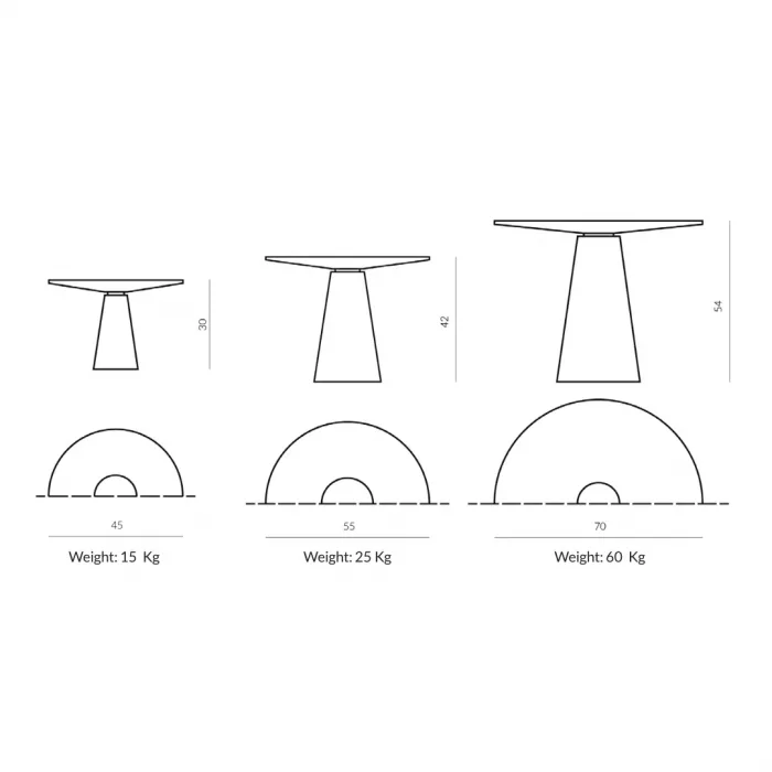 Centro 30 42 54 Stone Side Tables - Image 3