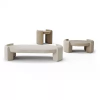 Fuente A B C Stone Coffee Tables - Image 4