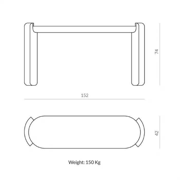 Fuente Stone Side Table - Image 3