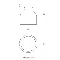 Gas Stone Stool - Image 4