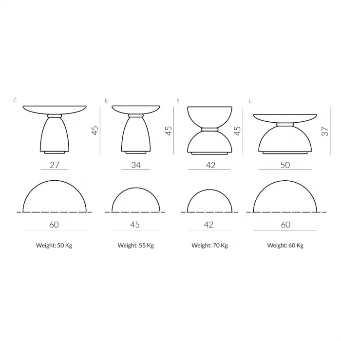 Geo C E S L Stone Coffee Table - Image 4