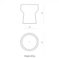 Mel Stone Stool - Image 4