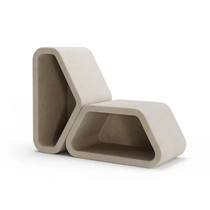 Messapo C Stone Bench - Image 2