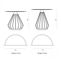 Rigo S M Stone Side Table - Image 3