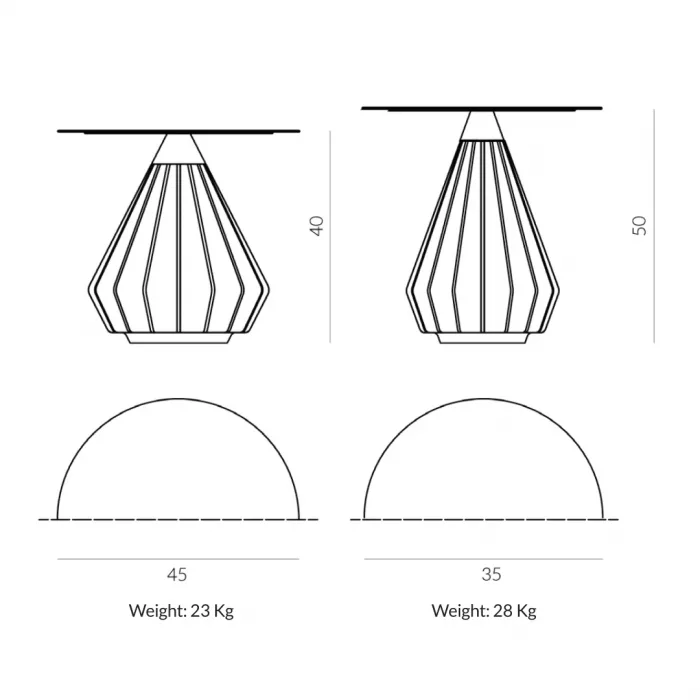 Rigo S M Stone Side Table - Image 3